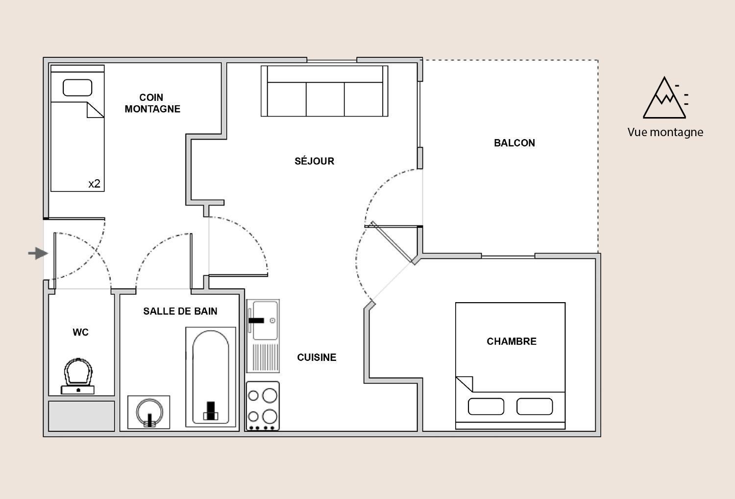 Cozyloge, Orelle & Les 3 Vallees Eksteriør bilde