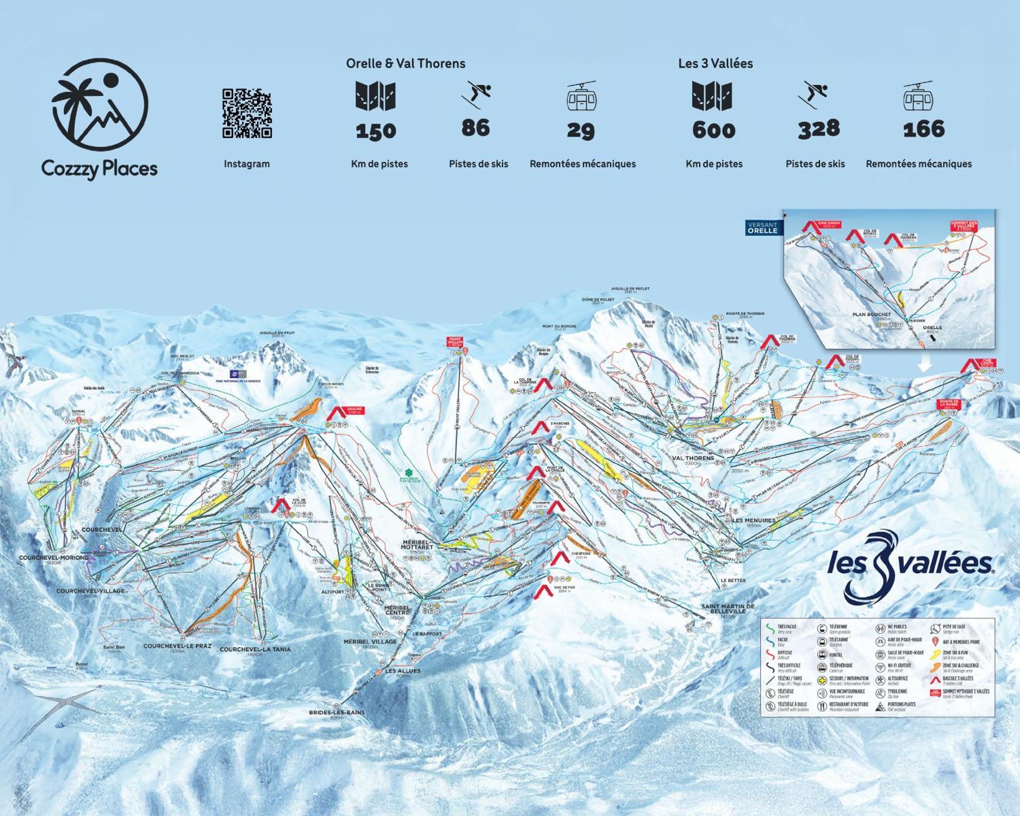 Cozyloge, Orelle & Les 3 Vallees Eksteriør bilde